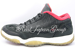 Air Jordan 11 Low エア ジョーダン 11 ロー(Black/Dark Grey/True Red)