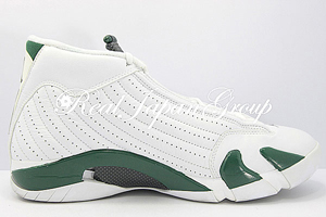 Air Jordan 14 Retro エア ジョーダン 14 レトロ(White/Black Forest-LT Graphite)