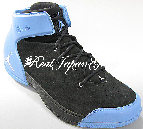 Air Jordan Carmelo 1.5 エア ジョーダン カーメロ 1.5(Black/Metallic Silver/University Blue)