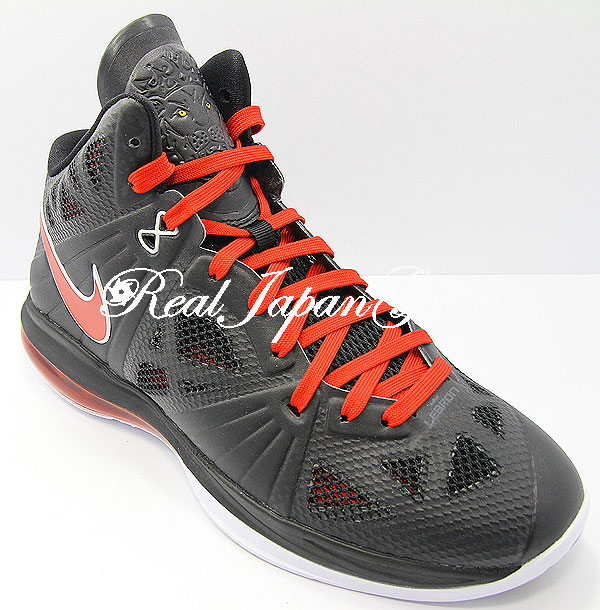 Nike LeBron 8 P.S. ナイキ レブロン 8 P.S.(Black/Sport Red-White) 