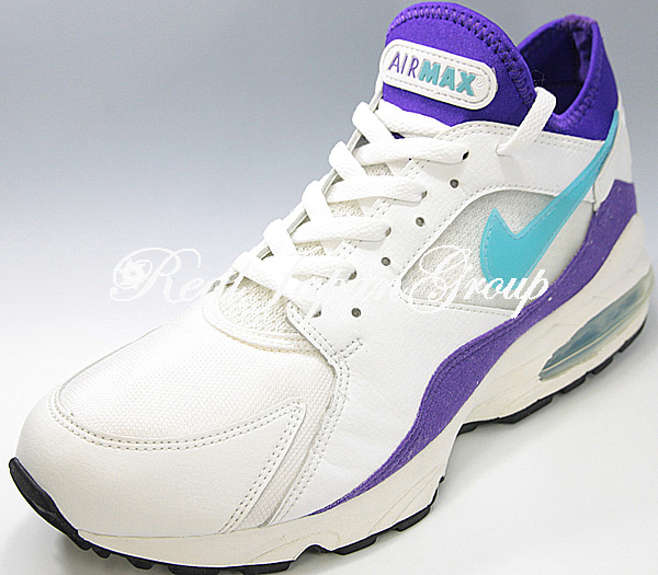 Nike Air Max 93' ナイキ エア マックス 93'(White/Chlorine Blue/Vol Purple)