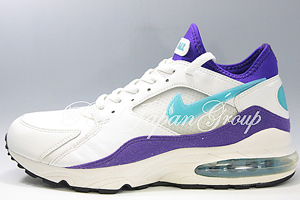 Nike Air Max 93' ナイキ エア マックス 93'(White/Chlorine Blue/Vol Purple)