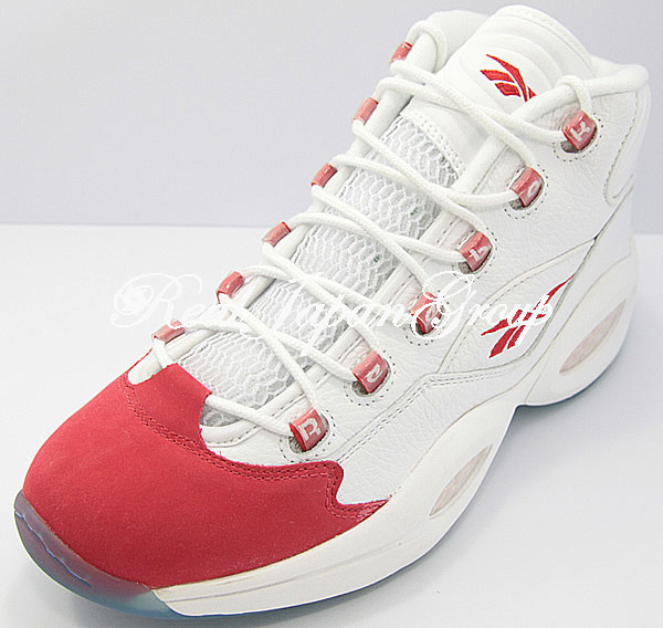 Reebok Question Mid リーボック クエスチョン ミッド(White/Perlized Red)