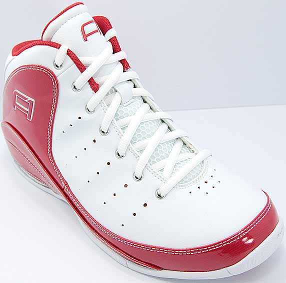 AND1 Triple A+ Mid アンドワン トリプル エープラス ミッド(White/V.Red/Silver)