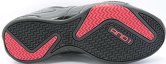 AND1 Advance Mid アンドワン アドヴァンス ミッド(Black/V.Red)