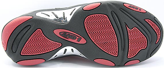 AND1 Tai Chi Mid アンドワン タイチ ミッド(Black/V.Red)