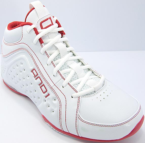 AND1 Discovery Mid アンドワン ディスカヴァリー ミッド(White/V.Red)