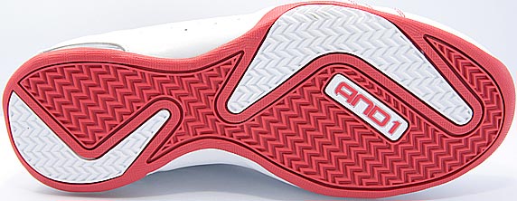 AND1 Discovery Mid アンドワン ディスカヴァリー ミッド(White/V.Red)