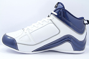 AND1 Stagger Mid アンドワン スタッガー ミッド(White/Navy/Silver)