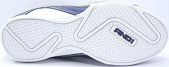 AND1 Stagger Mid アンドワン スタッガー ミッド(White/Navy/Silver)