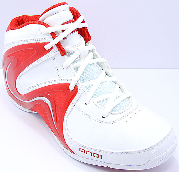 AND1 Sovereign Mid アンドワン ソブリン ミッド(White/V.Red/Silver)
