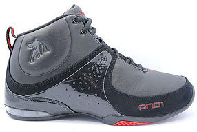 AND1 Impact Mid アンドワン インパクト ミッド(Black/V.Red)