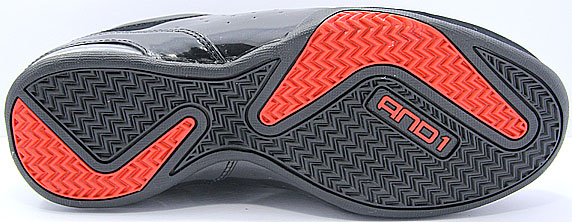 AND1 Impact Mid アンドワン インパクト ミッド(Black/V.Red)