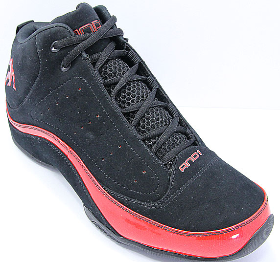 AND1 Ambush Mid アンドワン アンブッシュ ミッド(Black/V.Red)