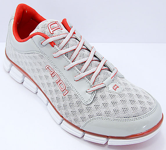 AND1 Down Time Low アンドワン ダウンタイム ロー(L.Grey/V.Red)