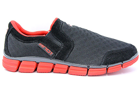 AND1 Down Time Slip アンドワン ダウンタイム スリップ(Black/V.Red)