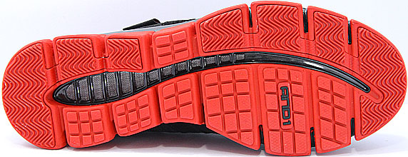 AND1 Down Time Slip アンドワン ダウンタイム スリップ(Black/V.Red)