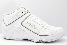 AND1 Stagger Mid アンドワン スタッガー ミッド(White/White/Silver)