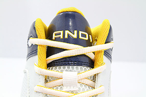 AND1 Assault Mid アンドワン アサルト ミッド(White/Navy/Gold)