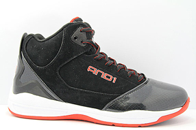 AND1 Report Mid アンドワン レポート ミッド(Black/White/V.Red)