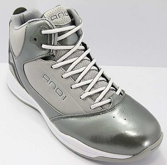 AND1 Report Mid アンドワン レポート ミッド(Cement/D.Grey/White)