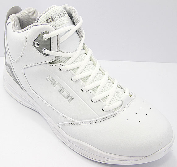 AND1 Report Mid アンドワン レポート ミッド(White/White/Silver)