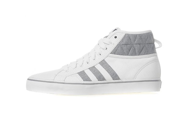 Adidas Originals Nizza Hi Quilted JD Sports アディダス オリジナルス ニッツァ ハイ キルティッド JD スポーツ別注(White/Grey Heather)
