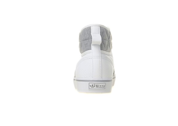 Adidas Originals Nizza Hi Quilted JD Sports アディダス オリジナルス ニッツァ ハイ キルティッド JD スポーツ別注(White/Grey Heather)