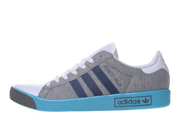 Adidas Originals Forest Hills JD Sports アディダス オリジナルス フォレスト ヒルズ JD スポーツ別注(Grey Marl/White/Signal Blue)