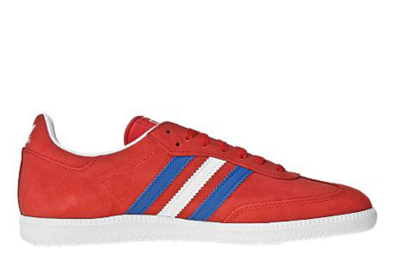 Adidas Originals Samba Only at UK アディダス オリジナルス サンバ UK限定(Light Scarlet/White/Royal Blue/Gold)