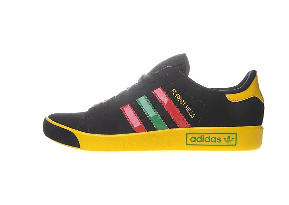 Adidas Originals Forest Hills JD Sports アディダス オリジナルス フォレスト ヒルズ JD スポーツ別注(Black/Court Red/Fairway Green)