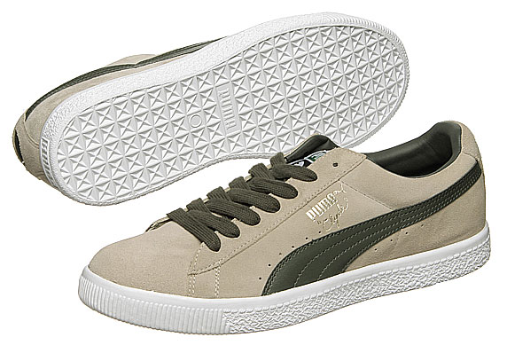Puma Clyde Script プーマ クライド スクリプト(SPRAY GREEN-FOREST NIGHT)