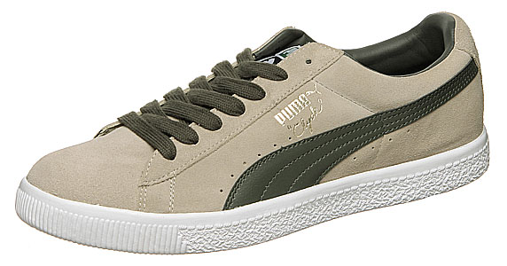 Puma Clyde Script プーマ クライド スクリプト(SPRAY GREEN-FOREST NIGHT)