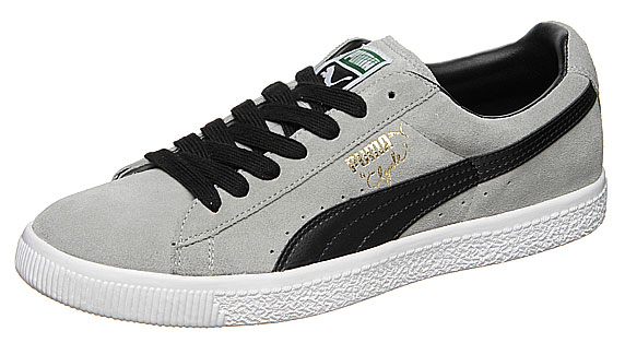 Puma Clyde Script プーマ クライド スクリプト(LIMESTONE GRAY-BLACK)