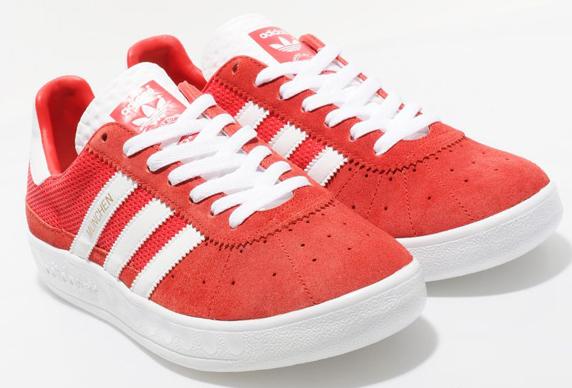 Adidas Originals Munchen size? Exclusive アディダス オリジナルス ミュンヘン size? 別注(Collegiate Red/White/Gold)