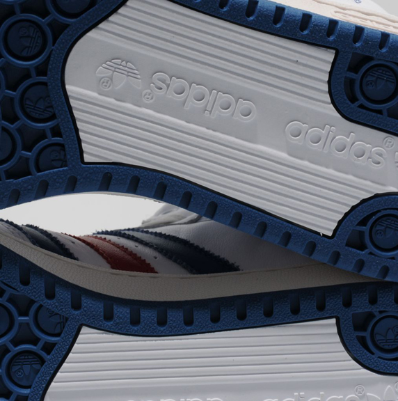 Adidas Originals Decade Hi OG Leather Only at UK アディダス オリジナルス ディケイド ミッド オリジナル レザー UK限定(White/Blue/Red)